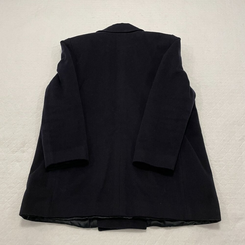 Women's LL Bean Wool Thinsulate Black Peacoat 18 - Picture 9 of 10